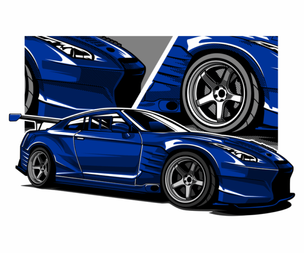 Midnight Runner - Sleek Sports Car