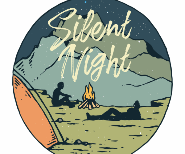 Silent Night - Mountain Campfire Scene