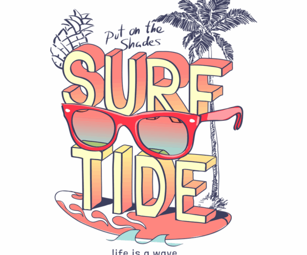 Surf Tide - Beach Vibes Graphic