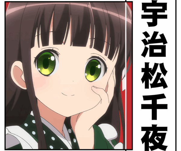 Uji Matsu Chiyo - Anime Character Portrait