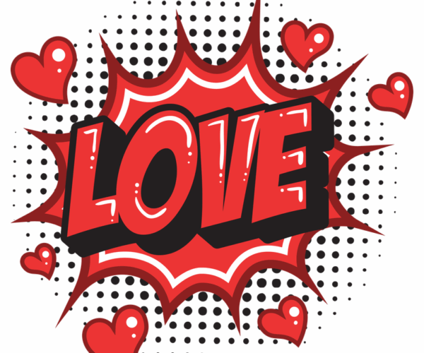 LOVE Comic Burst - Graphic Expression
