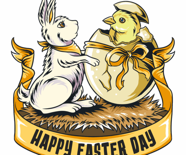 Easter Bunny & Chick - Festive Holiday Edition