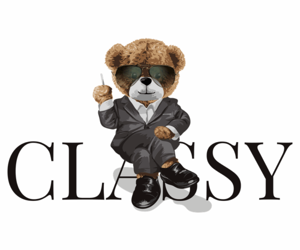 Classy Bear - Suave Elegance