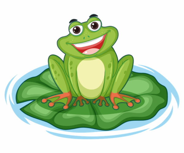 Cheerful Frog - Lily Pad Resident