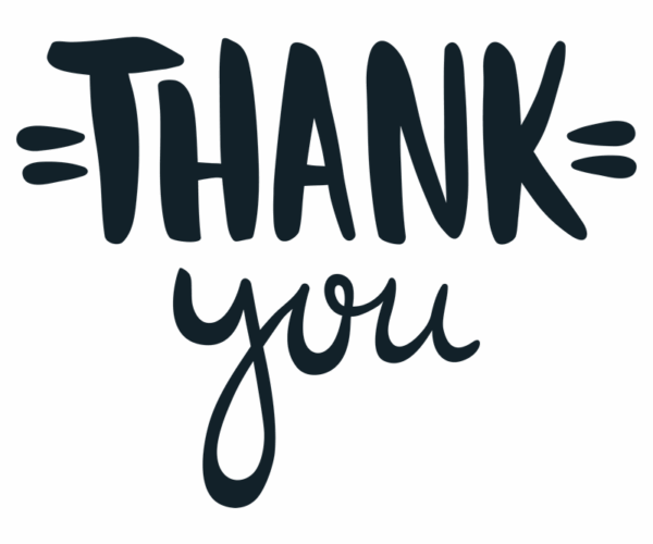 Thank You - Handwritten Typography