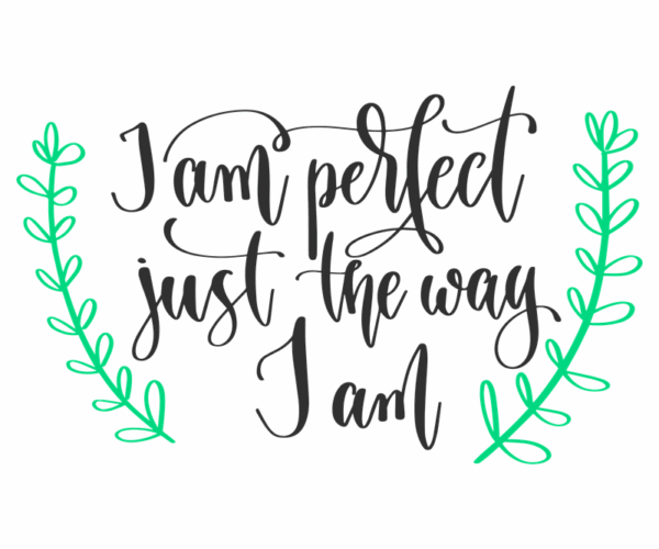 Self-Love Statement - Green Accent Design