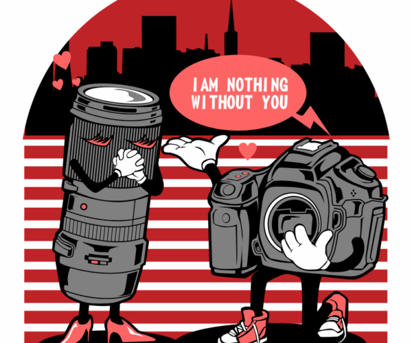 Camera Lens Romance - Photographer's Duo