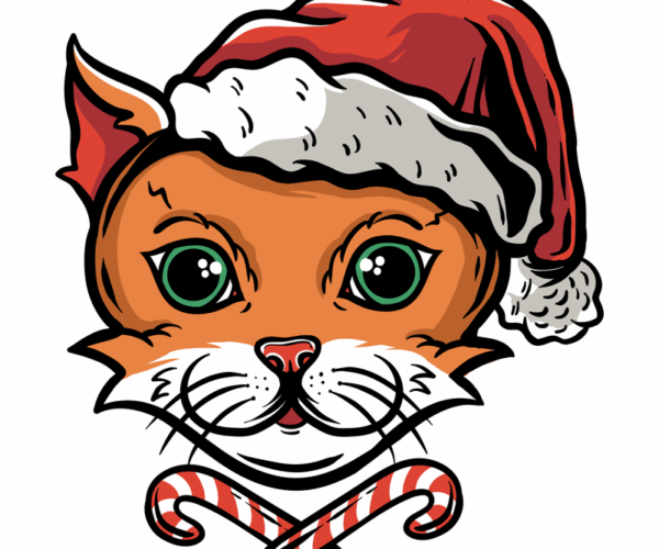Holiday Cat - Festive Feline