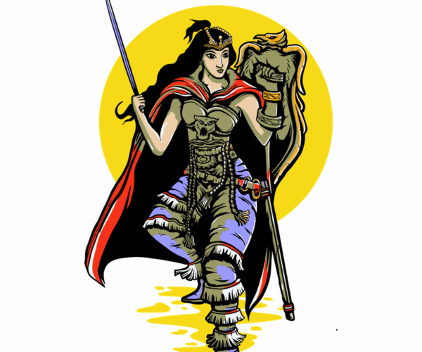 Warrior Queen - Moonlit Vigil