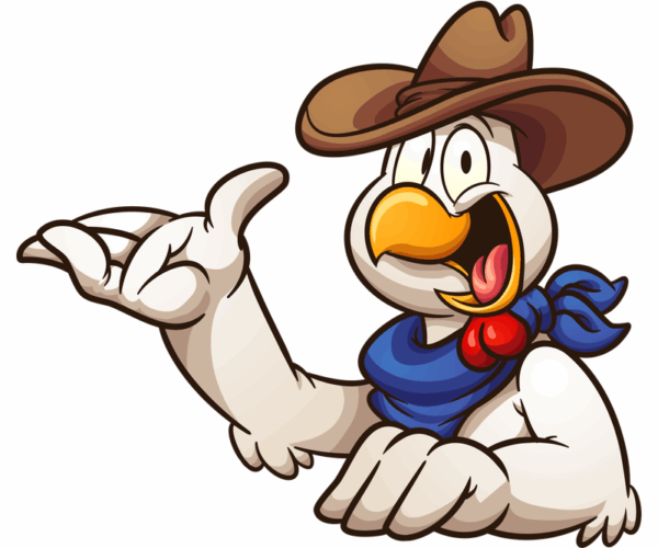 Cowboy Chicken - Animated Sheriff
