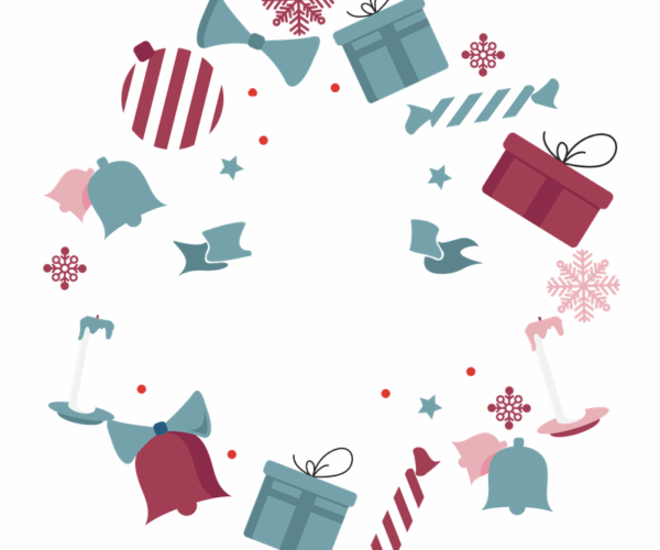 Merry Christmas - Festive Wreath