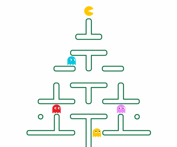 Pac-Man Maze - Holiday Remix
