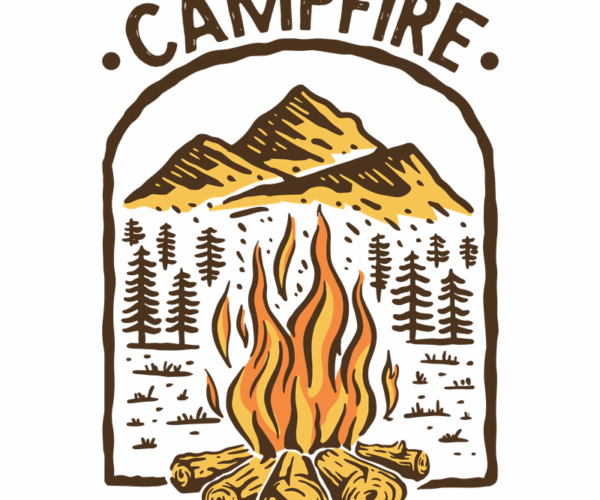 Campfire - Mountain Serenity