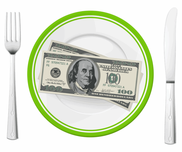 Dinner is Served - Money Platter