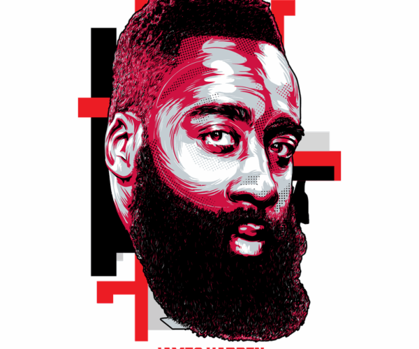James Harden - Vector Portrait