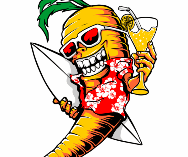 Surfer Carrot - Tropical Getaway