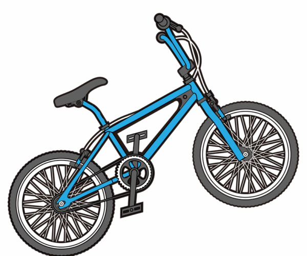Blue BMX Bike - Street Vibes