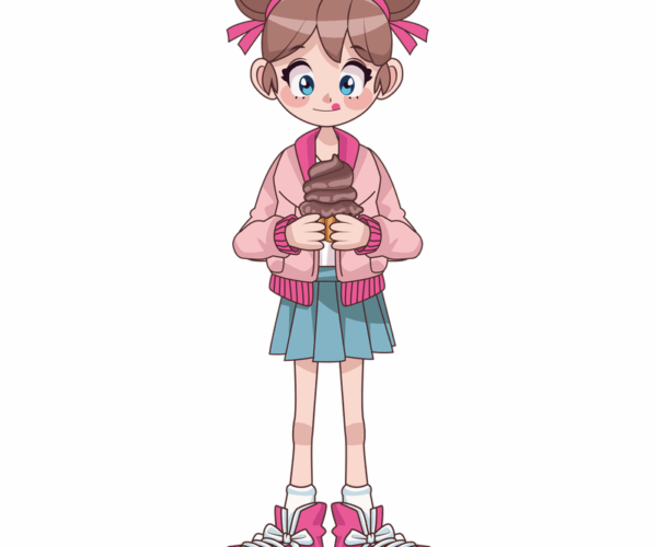 Ice Cream Dream - Kawaii Girl Design