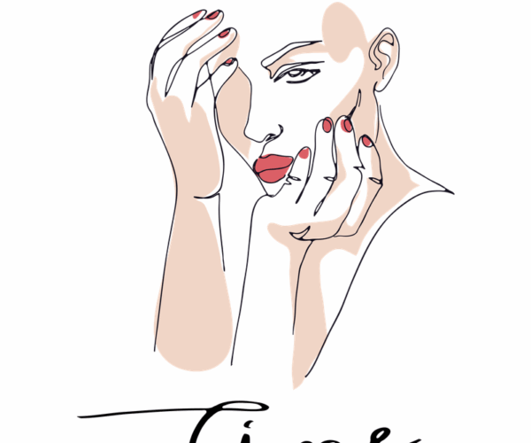 Contemplative Woman - Single Line Art