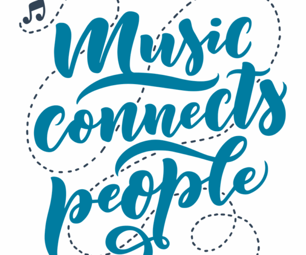 Music Connects People - Typographic Design