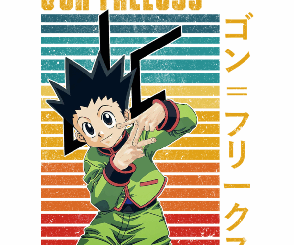 Gon Freecss - Retro Anime Portrait