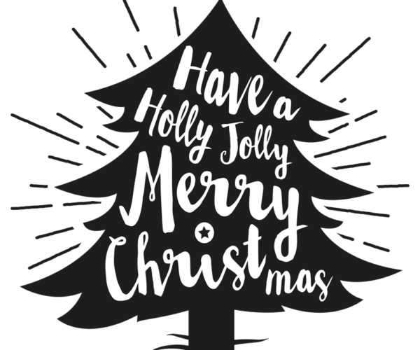 Christmas Tree + Holiday Greeting Design