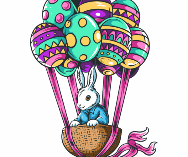 Easter Bunny - Egg Balloon Joyride
