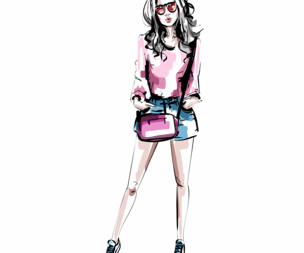 Casual Chic - Fashion Illustration