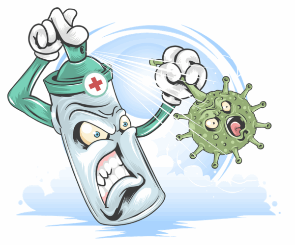 Spray Sanitizer - Cartoon Attack