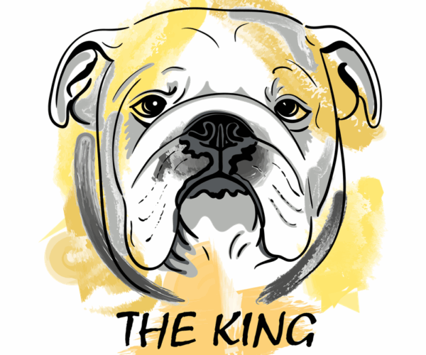 The King - Bulldog Art