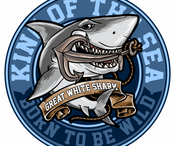 Great White Shark - Ocean Dominance Emblem