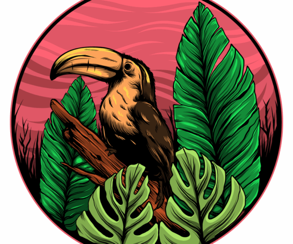 Toucan in Paradise - Tropical Getaway