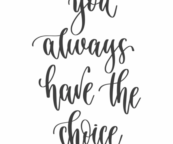 Positive Affirmation - Script Typography