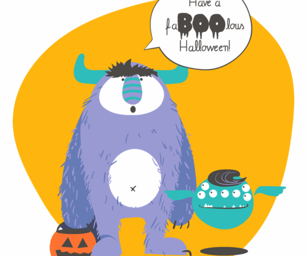 Halloween Monster - Holiday Cartoon