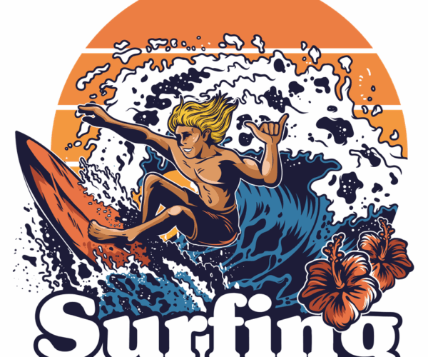 Surfing Vibes - Ocean Thrills