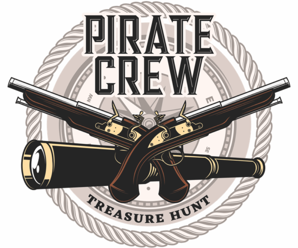 Pirate Crew - Treasure Map Logo