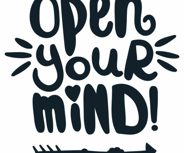Open Minded - Typography Design