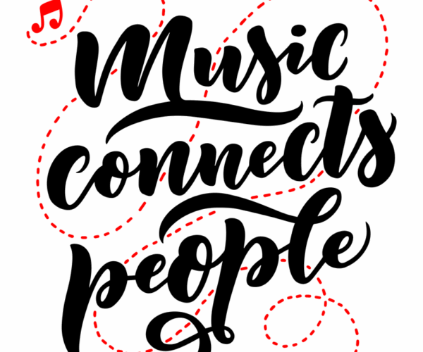 Music Connects - Dot Trail Design
