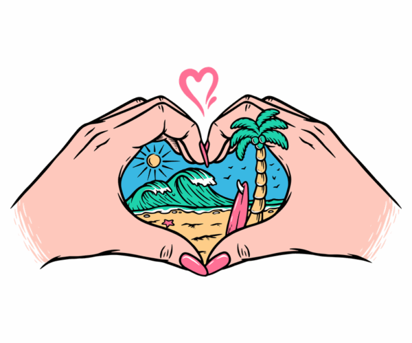Beach Heart - Summer Paradise