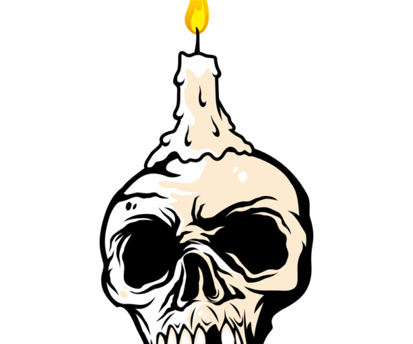 Skull Candle - Grim Illumination