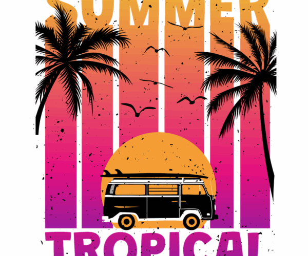 Summer Tropical - Beach Van Vibes
