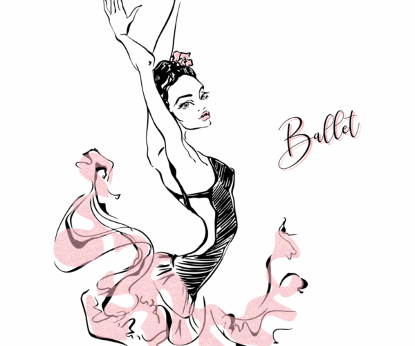 Ballet Dancer - Flowing Grace