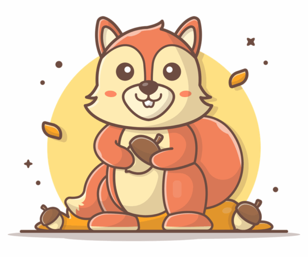 Cute Squirrel - Nutty Friend