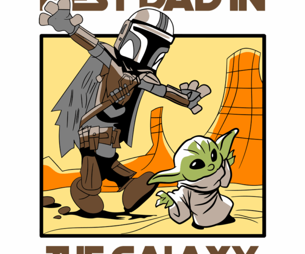 Best Dad in the Galaxy - Dabbing Duo