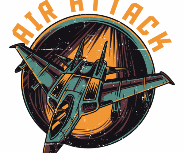 Air Attack - Vintage Fighter Jet