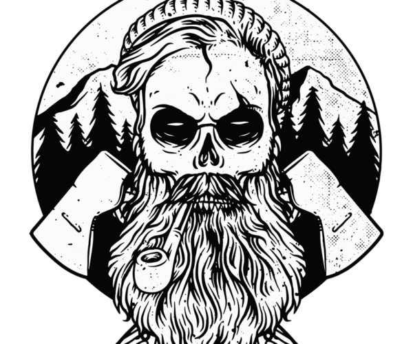 Lumberjack Skull - Mountain Man