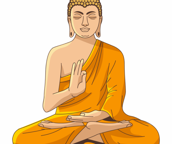 Buddha Statue - Meditation Illustration