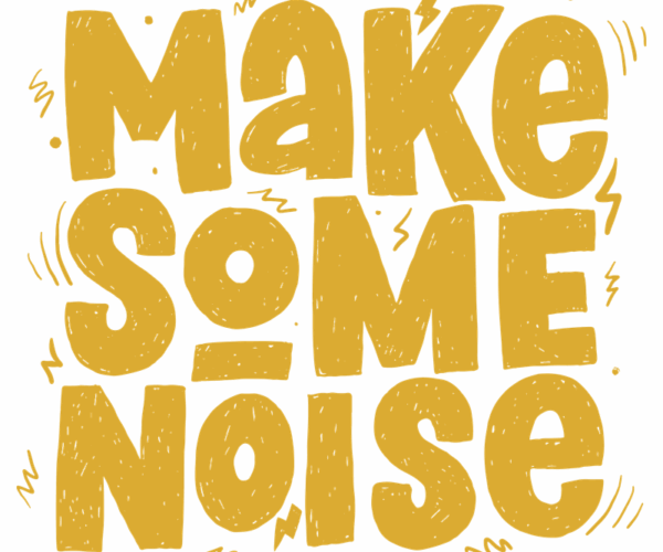 Noise Typography - Positive Vibe
