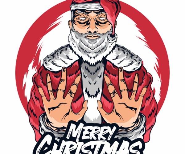 Gritty Santa - Urban Holiday Cheer