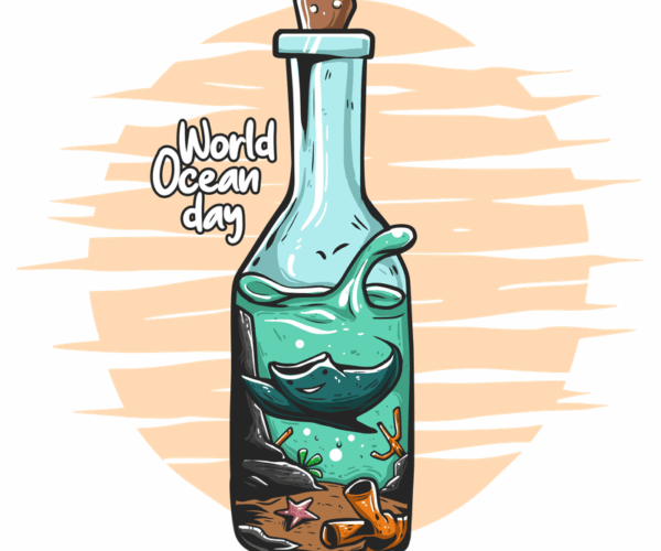 Ocean In Bottle - World Ocean Day